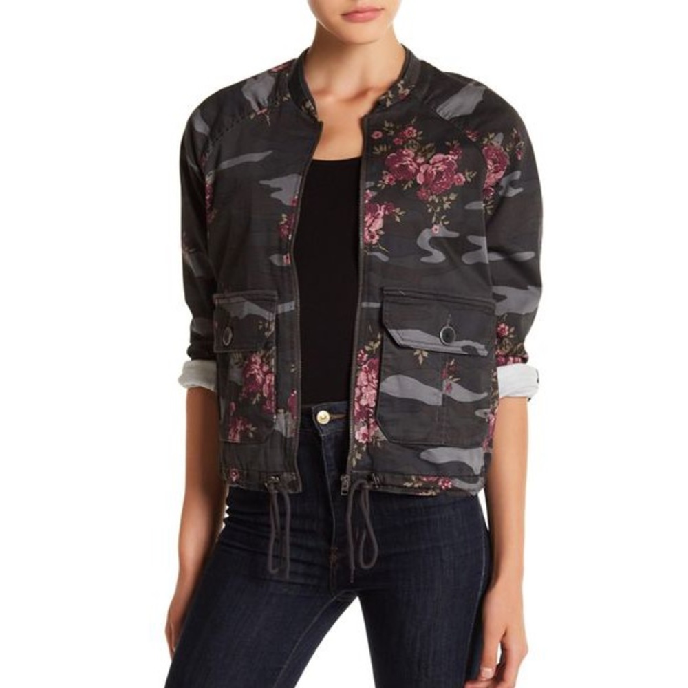 Camo Floral Jacket